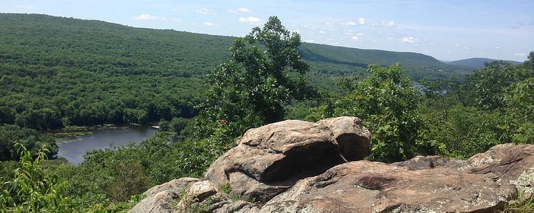 Photo from lookout on NJ hike